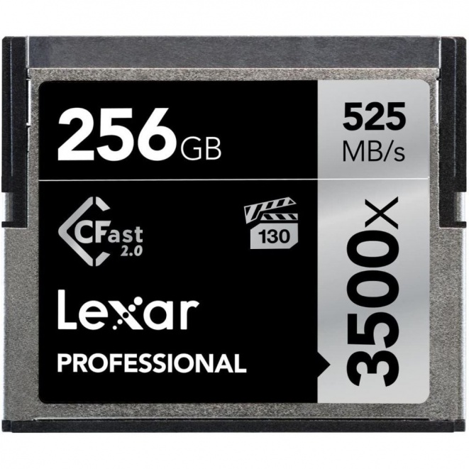 Lexar Professional 3500x CFast 2.0 Card 256GB